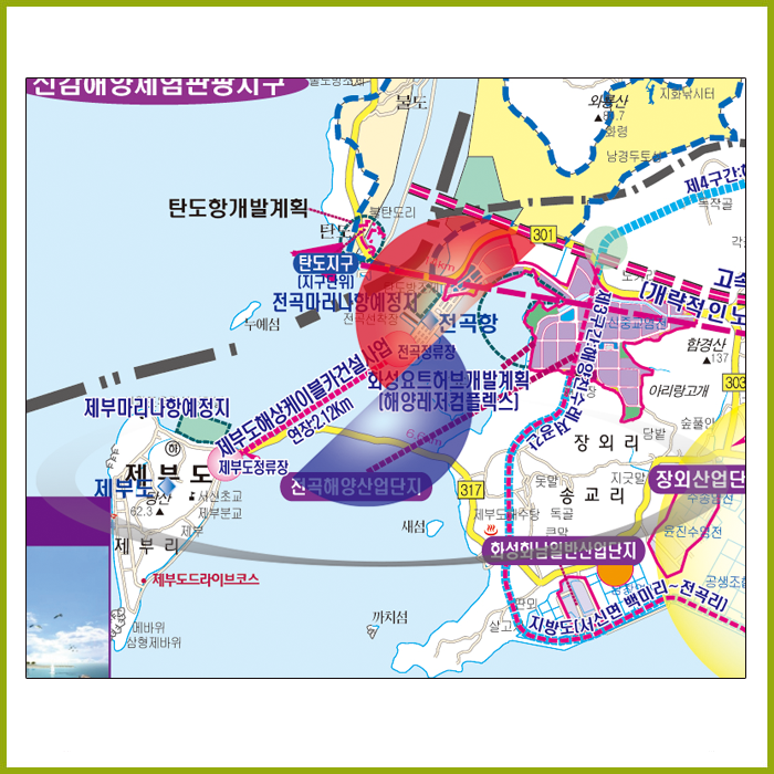 2035화성권 개발계획도  [ 롤스크린/ 大 ]