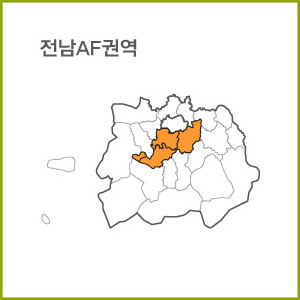전남 AA ~ AG 권역  [ 구매옵션에서 선택 가능 ]