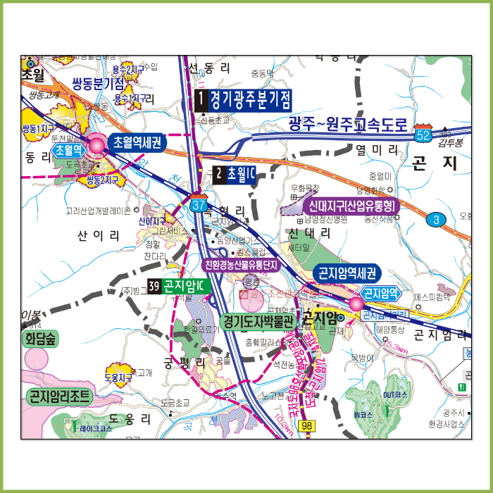 2040광주시개발계획도[롤스크린]