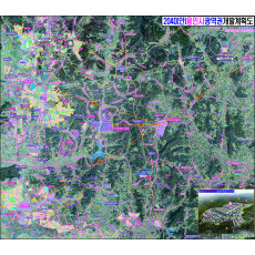 용인시광역권개발계획구상도 [롤스크린] 300cm&times;264cm